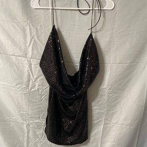 Black Night Out Backless Dress